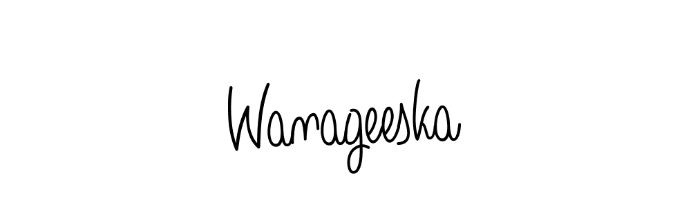 if you are searching for the best signature style for your name Wanageeska. so please give up your signature search. here we have designed multiple signature styles  using Angelique-Rose-font-FFP. Wanageeska signature style 5 images and pictures png