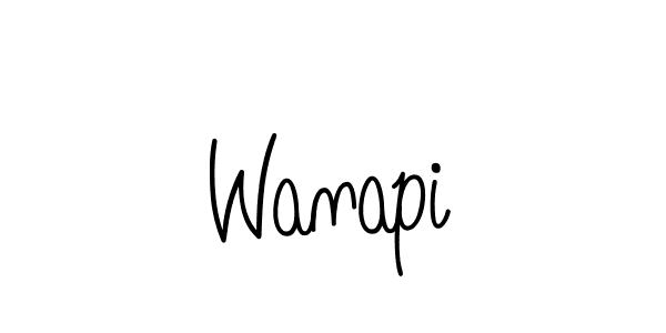 if you are searching for the best signature style for your name Wanapi. so please give up your signature search. here we have designed multiple signature styles  using Angelique-Rose-font-FFP. Wanapi signature style 5 images and pictures png