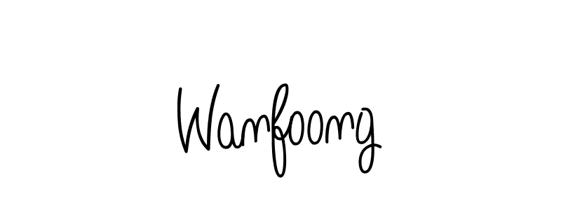 Also You can easily find your signature by using the search form. We will create Wanfoong name handwritten signature images for you free of cost using Angelique-Rose-font-FFP sign style. Wanfoong signature style 5 images and pictures png