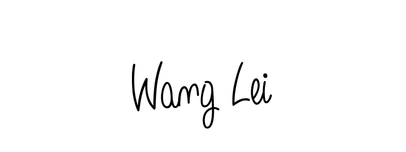 if you are searching for the best signature style for your name Wang Lei. so please give up your signature search. here we have designed multiple signature styles  using Angelique-Rose-font-FFP. Wang Lei signature style 5 images and pictures png