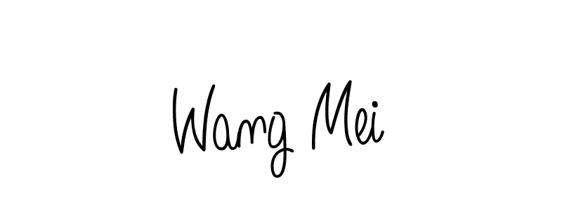 Also we have Wang Mei name is the best signature style. Create professional handwritten signature collection using Angelique-Rose-font-FFP autograph style. Wang Mei signature style 5 images and pictures png