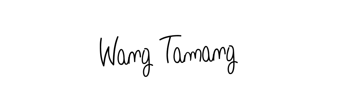 Angelique-Rose-font-FFP is a professional signature style that is perfect for those who want to add a touch of class to their signature. It is also a great choice for those who want to make their signature more unique. Get Wang Tamang name to fancy signature for free. Wang Tamang signature style 5 images and pictures png