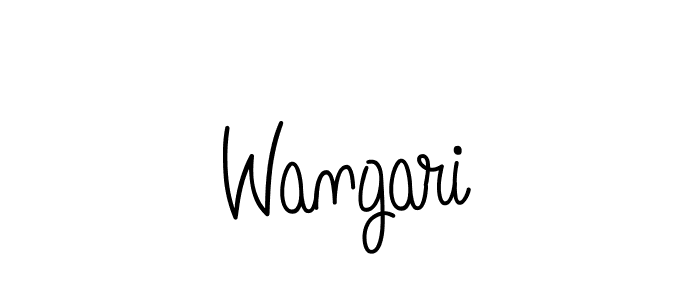 Angelique-Rose-font-FFP is a professional signature style that is perfect for those who want to add a touch of class to their signature. It is also a great choice for those who want to make their signature more unique. Get Wangari name to fancy signature for free. Wangari signature style 5 images and pictures png