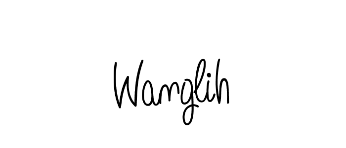 Also we have Wanglih name is the best signature style. Create professional handwritten signature collection using Angelique-Rose-font-FFP autograph style. Wanglih signature style 5 images and pictures png