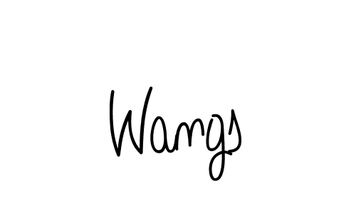 This is the best signature style for the Wangs name. Also you like these signature font (Angelique-Rose-font-FFP). Mix name signature. Wangs signature style 5 images and pictures png