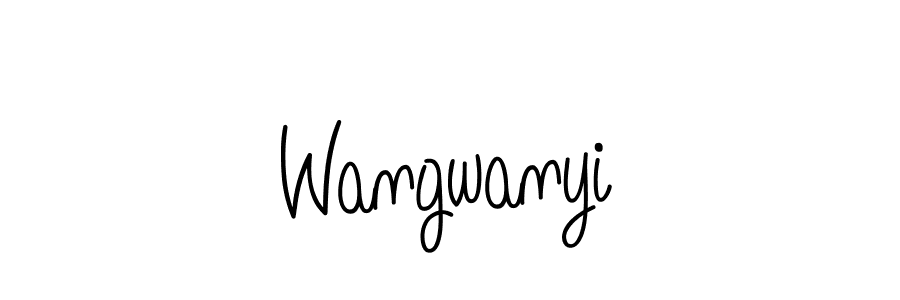 It looks lik you need a new signature style for name Wangwanyi. Design unique handwritten (Angelique-Rose-font-FFP) signature with our free signature maker in just a few clicks. Wangwanyi signature style 5 images and pictures png