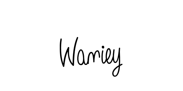Here are the top 10 professional signature styles for the name Waniey. These are the best autograph styles you can use for your name. Waniey signature style 5 images and pictures png
