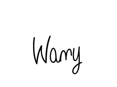 How to Draw Wany signature style? Angelique-Rose-font-FFP is a latest design signature styles for name Wany. Wany signature style 5 images and pictures png