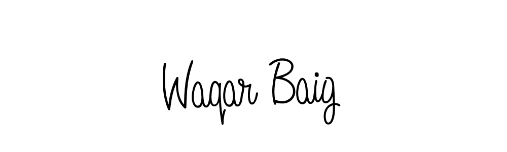 Once you've used our free online signature maker to create your best signature Angelique-Rose-font-FFP style, it's time to enjoy all of the benefits that Waqar Baig name signing documents. Waqar Baig signature style 5 images and pictures png