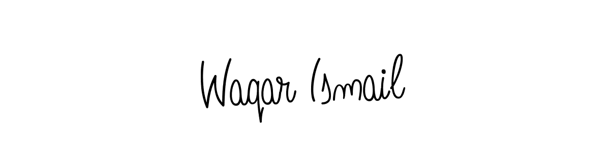 Make a beautiful signature design for name Waqar Ismail. Use this online signature maker to create a handwritten signature for free. Waqar Ismail signature style 5 images and pictures png