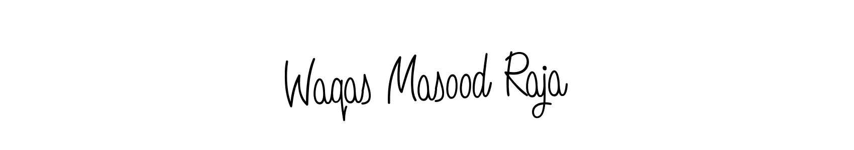 if you are searching for the best signature style for your name Waqas Masood Raja. so please give up your signature search. here we have designed multiple signature styles  using Angelique-Rose-font-FFP. Waqas Masood Raja signature style 5 images and pictures png
