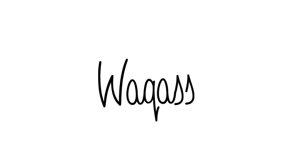 Best and Professional Signature Style for Waqass. Angelique-Rose-font-FFP Best Signature Style Collection. Waqass signature style 5 images and pictures png