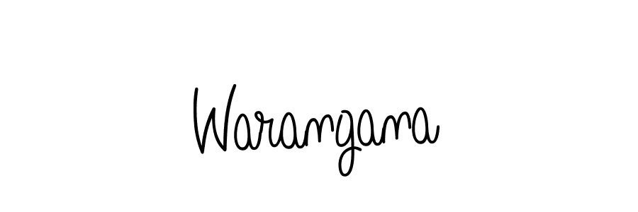 Use a signature maker to create a handwritten signature online. With this signature software, you can design (Angelique-Rose-font-FFP) your own signature for name Warangana. Warangana signature style 5 images and pictures png