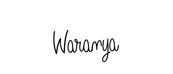 Once you've used our free online signature maker to create your best signature Angelique-Rose-font-FFP style, it's time to enjoy all of the benefits that Waranya name signing documents. Waranya signature style 5 images and pictures png