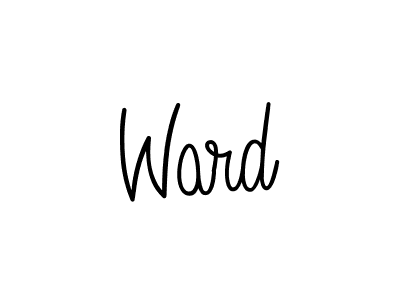 Use a signature maker to create a handwritten signature online. With this signature software, you can design (Angelique-Rose-font-FFP) your own signature for name Ward. Ward signature style 5 images and pictures png