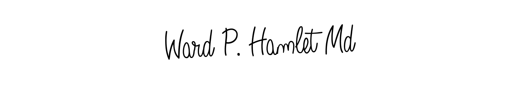 Also we have Ward P. Hamlet Md name is the best signature style. Create professional handwritten signature collection using Angelique-Rose-font-FFP autograph style. Ward P. Hamlet Md signature style 5 images and pictures png