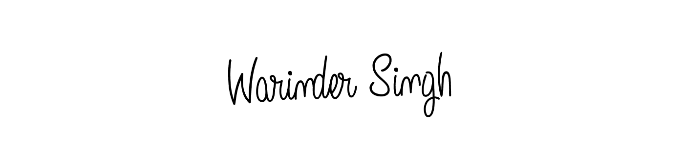 Angelique-Rose-font-FFP is a professional signature style that is perfect for those who want to add a touch of class to their signature. It is also a great choice for those who want to make their signature more unique. Get Warinder Singh name to fancy signature for free. Warinder Singh signature style 5 images and pictures png