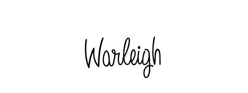 You should practise on your own different ways (Angelique-Rose-font-FFP) to write your name (Warleigh) in signature. don't let someone else do it for you. Warleigh signature style 5 images and pictures png