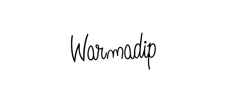 How to make Warmadip signature? Angelique-Rose-font-FFP is a professional autograph style. Create handwritten signature for Warmadip name. Warmadip signature style 5 images and pictures png