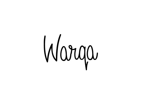 Also we have Warqa name is the best signature style. Create professional handwritten signature collection using Angelique-Rose-font-FFP autograph style. Warqa signature style 5 images and pictures png