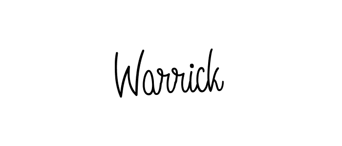 Once you've used our free online signature maker to create your best signature Angelique-Rose-font-FFP style, it's time to enjoy all of the benefits that Warrick name signing documents. Warrick signature style 5 images and pictures png