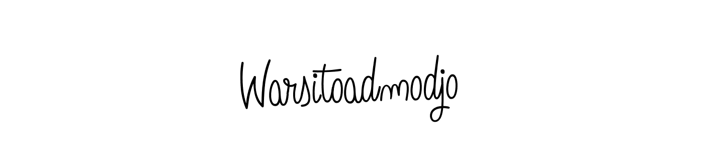 Once you've used our free online signature maker to create your best signature Angelique-Rose-font-FFP style, it's time to enjoy all of the benefits that Warsitoadmodjo name signing documents. Warsitoadmodjo signature style 5 images and pictures png
