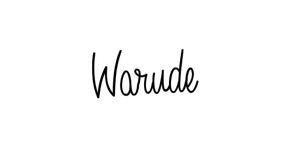 You can use this online signature creator to create a handwritten signature for the name Warude. This is the best online autograph maker. Warude signature style 5 images and pictures png