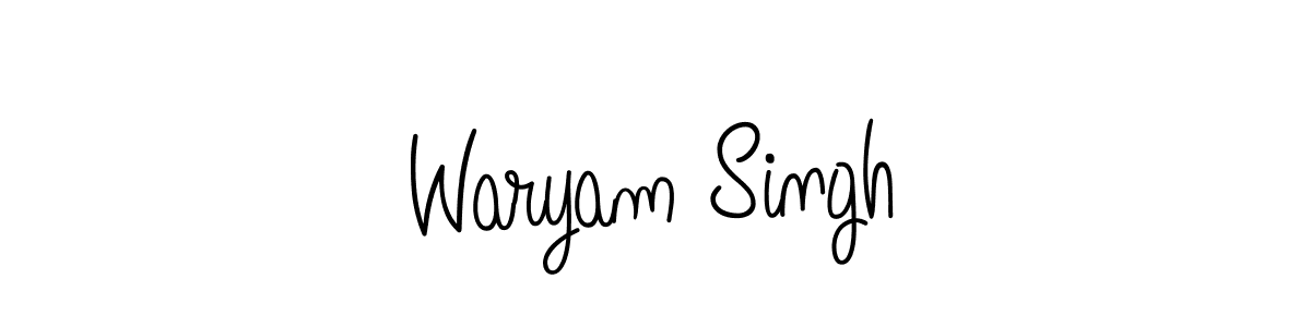 Once you've used our free online signature maker to create your best signature Angelique-Rose-font-FFP style, it's time to enjoy all of the benefits that Waryam Singh name signing documents. Waryam Singh signature style 5 images and pictures png