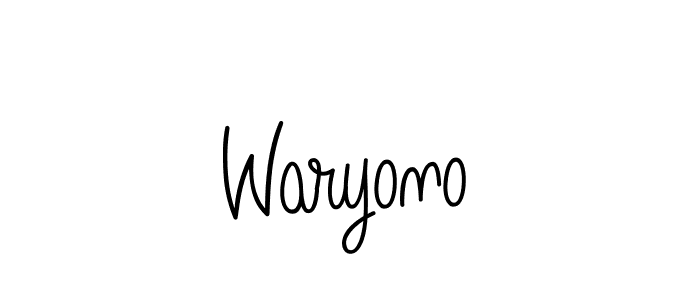 Best and Professional Signature Style for Waryono. Angelique-Rose-font-FFP Best Signature Style Collection. Waryono signature style 5 images and pictures png