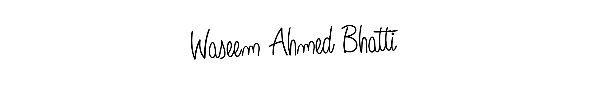 Also You can easily find your signature by using the search form. We will create Waseem Ahmed Bhatti name handwritten signature images for you free of cost using Angelique-Rose-font-FFP sign style. Waseem Ahmed Bhatti signature style 5 images and pictures png