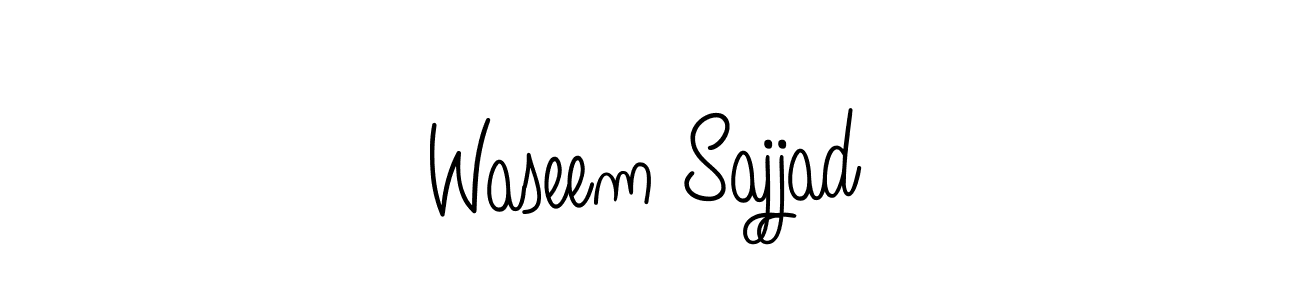 Make a short Waseem Sajjad signature style. Manage your documents anywhere anytime using Angelique-Rose-font-FFP. Create and add eSignatures, submit forms, share and send files easily. Waseem Sajjad signature style 5 images and pictures png