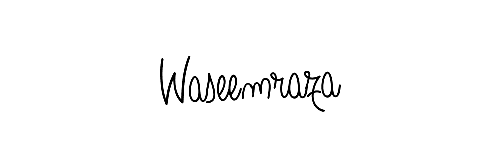 Design your own signature with our free online signature maker. With this signature software, you can create a handwritten (Angelique-Rose-font-FFP) signature for name Waseemraza. Waseemraza signature style 5 images and pictures png