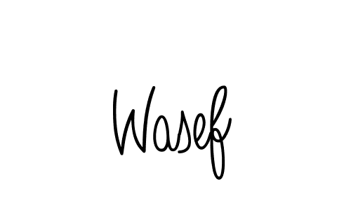 Best and Professional Signature Style for Wasef. Angelique-Rose-font-FFP Best Signature Style Collection. Wasef signature style 5 images and pictures png