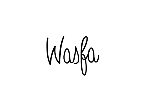Also we have Wasfa name is the best signature style. Create professional handwritten signature collection using Angelique-Rose-font-FFP autograph style. Wasfa signature style 5 images and pictures png