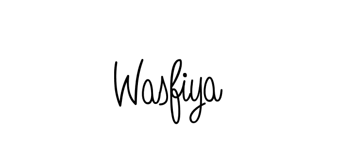 Angelique-Rose-font-FFP is a professional signature style that is perfect for those who want to add a touch of class to their signature. It is also a great choice for those who want to make their signature more unique. Get Wasfiya name to fancy signature for free. Wasfiya signature style 5 images and pictures png