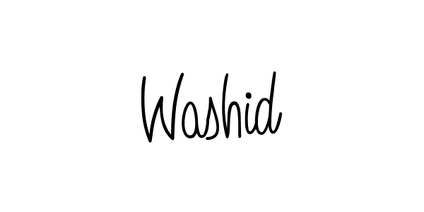 How to make Washid name signature. Use Angelique-Rose-font-FFP style for creating short signs online. This is the latest handwritten sign. Washid signature style 5 images and pictures png