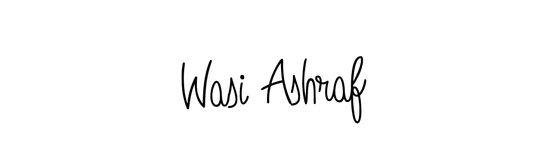 How to make Wasi Ashraf signature? Angelique-Rose-font-FFP is a professional autograph style. Create handwritten signature for Wasi Ashraf name. Wasi Ashraf signature style 5 images and pictures png