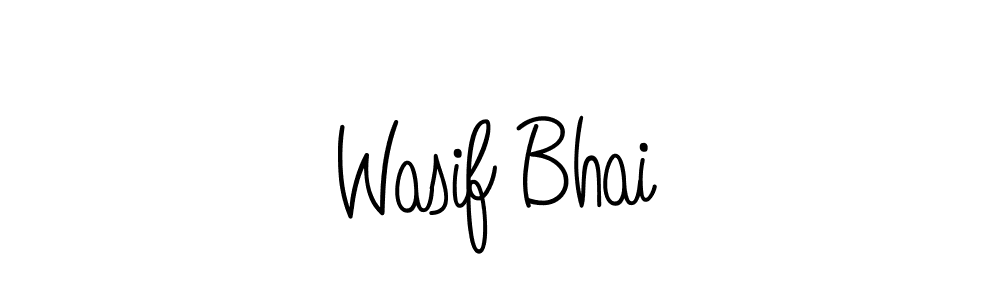 Also we have Wasif Bhai name is the best signature style. Create professional handwritten signature collection using Angelique-Rose-font-FFP autograph style. Wasif Bhai signature style 5 images and pictures png
