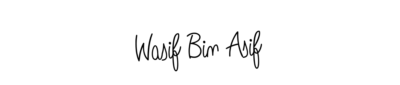 How to Draw Wasif Bin Asif signature style? Angelique-Rose-font-FFP is a latest design signature styles for name Wasif Bin Asif. Wasif Bin Asif signature style 5 images and pictures png