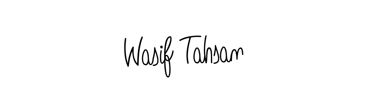 How to Draw Wasif Tahsan signature style? Angelique-Rose-font-FFP is a latest design signature styles for name Wasif Tahsan. Wasif Tahsan signature style 5 images and pictures png