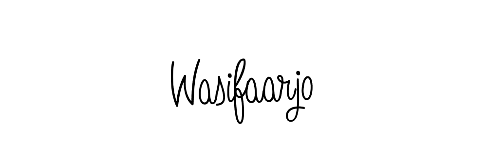 How to make Wasifaarjo signature? Angelique-Rose-font-FFP is a professional autograph style. Create handwritten signature for Wasifaarjo name. Wasifaarjo signature style 5 images and pictures png