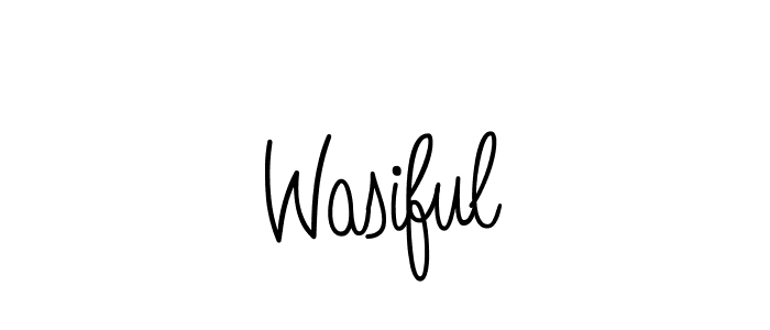 Angelique-Rose-font-FFP is a professional signature style that is perfect for those who want to add a touch of class to their signature. It is also a great choice for those who want to make their signature more unique. Get Wasiful name to fancy signature for free. Wasiful signature style 5 images and pictures png