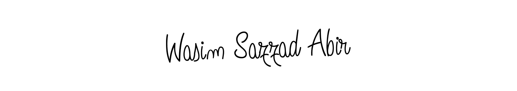 Also we have Wasim Sazzad Abir name is the best signature style. Create professional handwritten signature collection using Angelique-Rose-font-FFP autograph style. Wasim Sazzad Abir signature style 5 images and pictures png