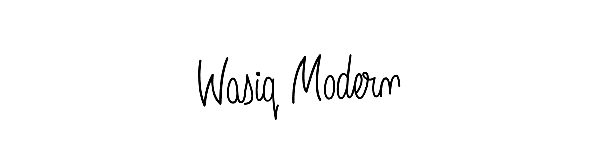 Also You can easily find your signature by using the search form. We will create Wasiq Modern name handwritten signature images for you free of cost using Angelique-Rose-font-FFP sign style. Wasiq Modern signature style 5 images and pictures png