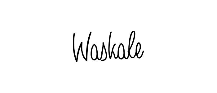 How to make Waskale signature? Angelique-Rose-font-FFP is a professional autograph style. Create handwritten signature for Waskale name. Waskale signature style 5 images and pictures png