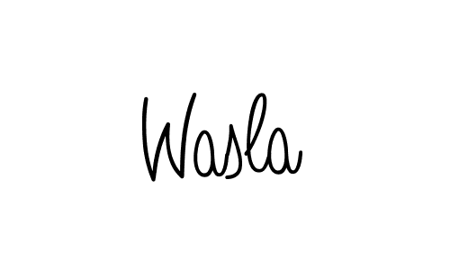 How to Draw Wasla signature style? Angelique-Rose-font-FFP is a latest design signature styles for name Wasla. Wasla signature style 5 images and pictures png