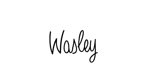 How to make Wasley name signature. Use Angelique-Rose-font-FFP style for creating short signs online. This is the latest handwritten sign. Wasley signature style 5 images and pictures png