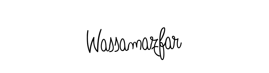 Design your own signature with our free online signature maker. With this signature software, you can create a handwritten (Angelique-Rose-font-FFP) signature for name Wassamazfar. Wassamazfar signature style 5 images and pictures png