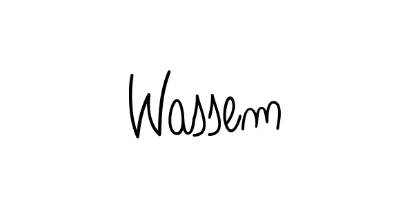 Wassem stylish signature style. Best Handwritten Sign (Angelique-Rose-font-FFP) for my name. Handwritten Signature Collection Ideas for my name Wassem. Wassem signature style 5 images and pictures png