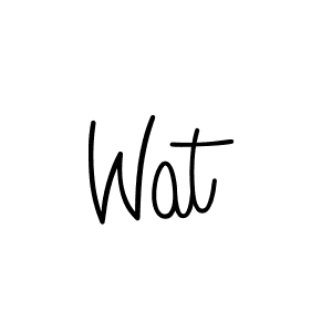 Best and Professional Signature Style for Wat. Angelique-Rose-font-FFP Best Signature Style Collection. Wat signature style 5 images and pictures png